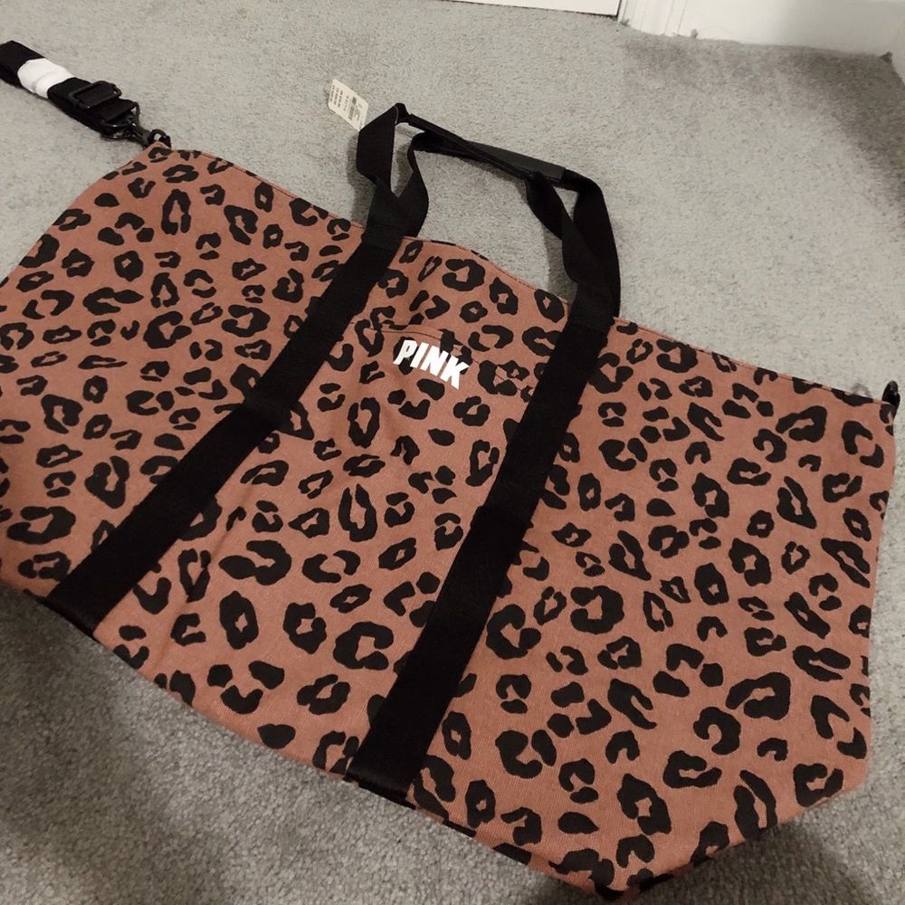 PINK LEOPARD BAG